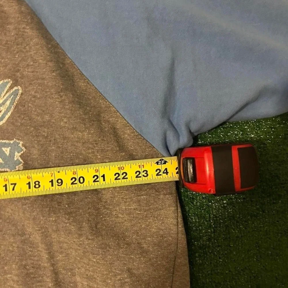 Vintage Carolina Tar Heels Spell out Full Zip Crewneck Sweatshirt Adult 2XL - Picture 7 of 7